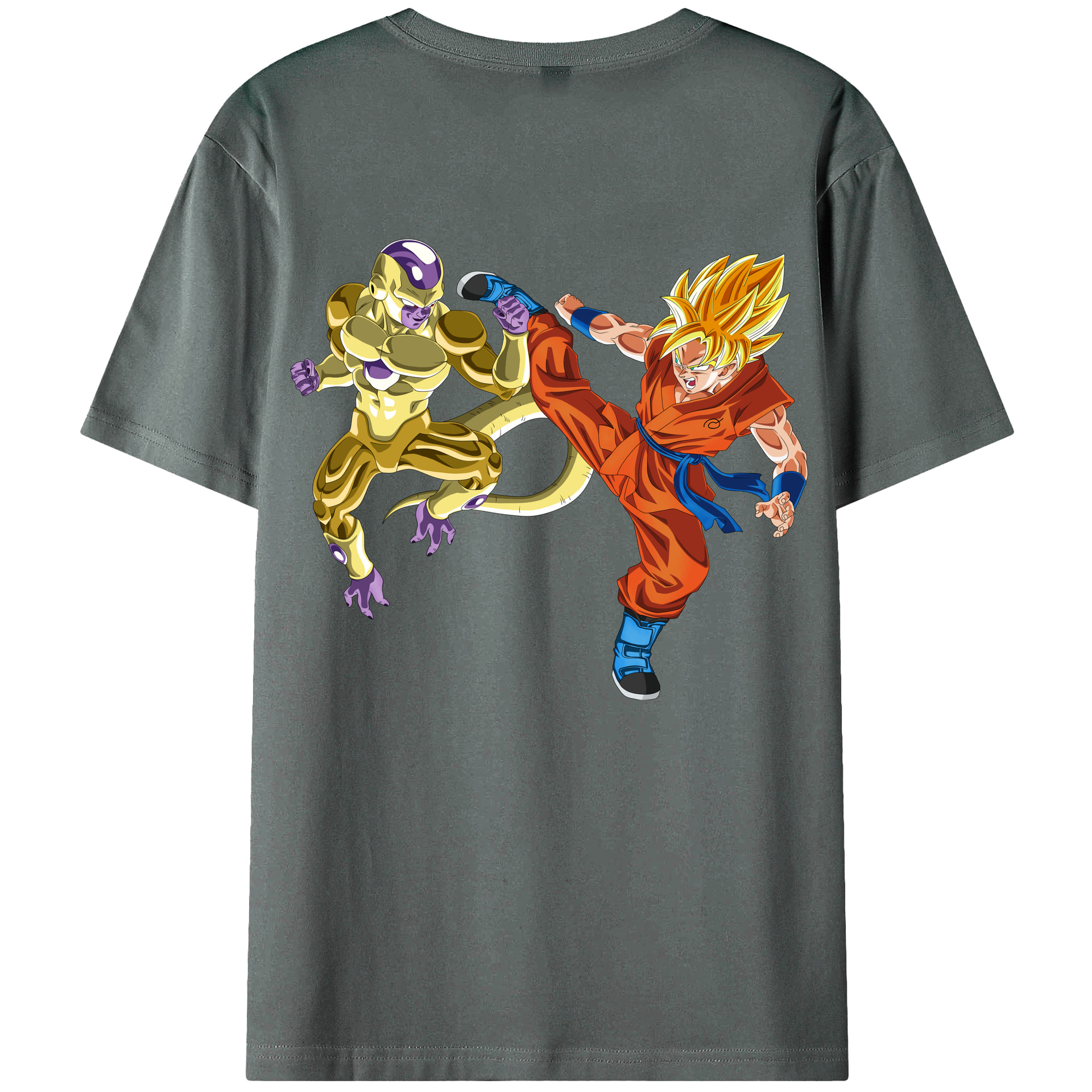（画像用） ドラゴンボール DRAGON BALL 綿100％ メンズ半袖Tシャツ（バックプリント） 通気性